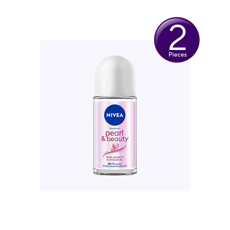 Nivea Pearl and Beauty Roll On Pack of 2