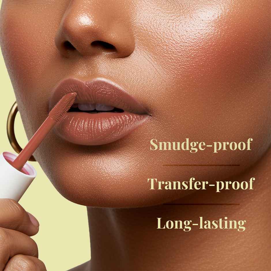 Just Herbs Enriched Liquid Lipstick Kit | Set Of 5 | Nudes And Browns