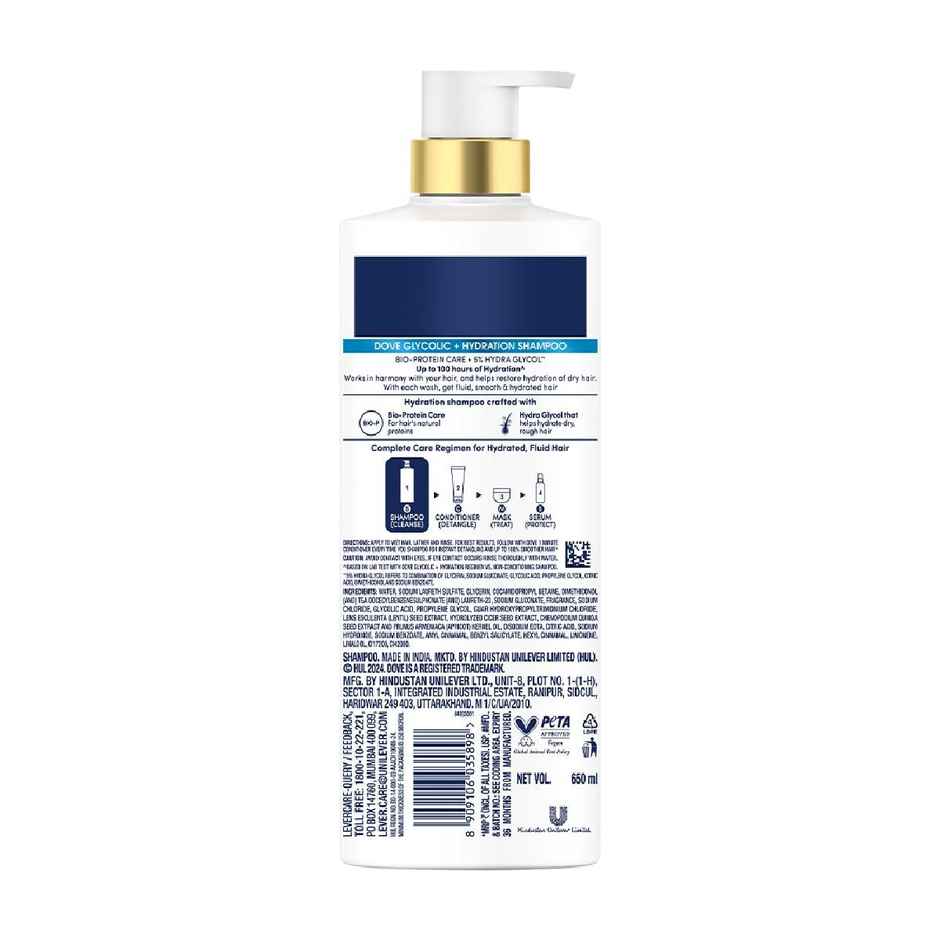 Dove Glycolic Hydration Xl Shampoo
