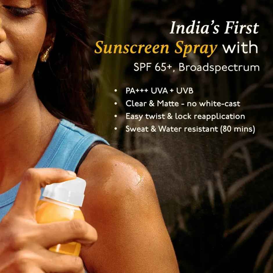 Asaya In-Vivo Tested  SPF 65 PA+++ Lightweight Quick Dry Sunscreen for Face and Body