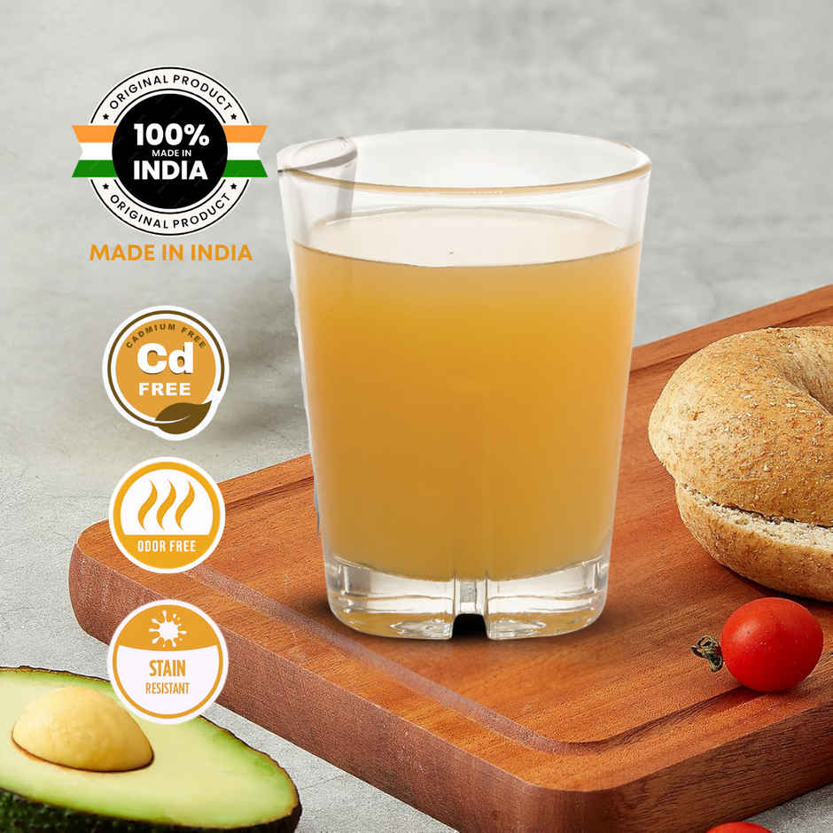 Yera Desire Series 225 ml Water/Juice Glasses Tumbler Set | 6 Pc