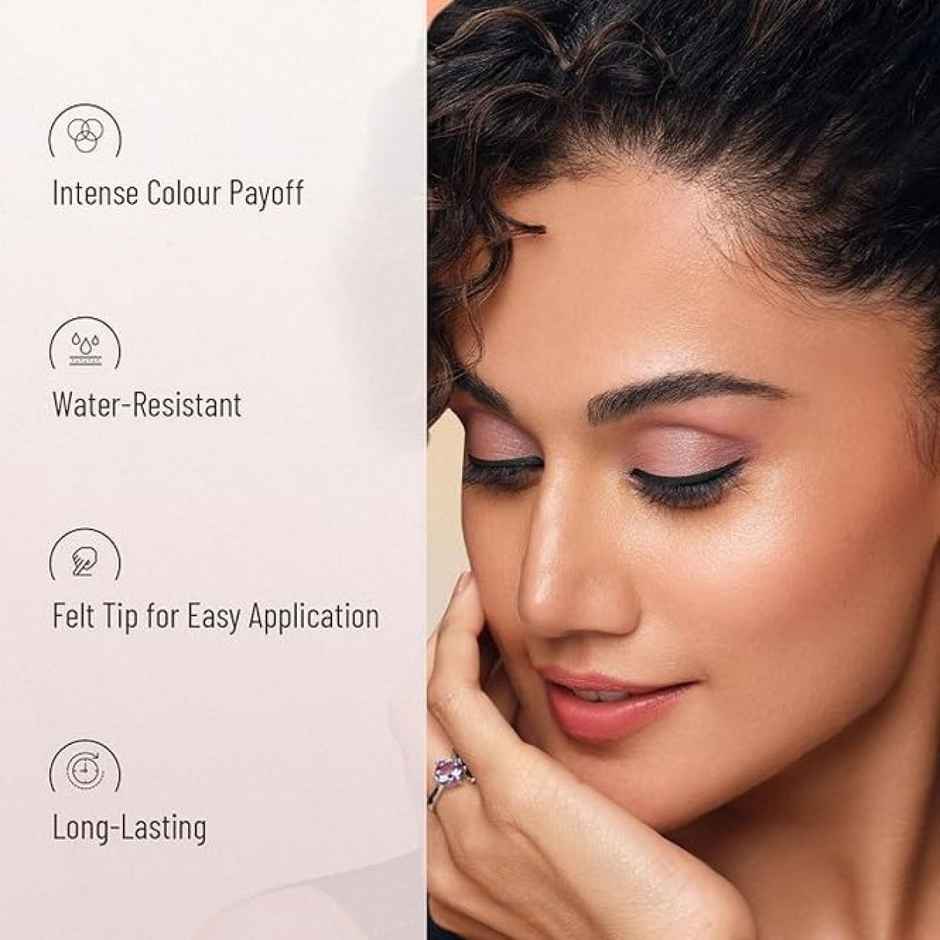 Swiss Beauty Bold Felt Tip Eyeliner - Jet Black