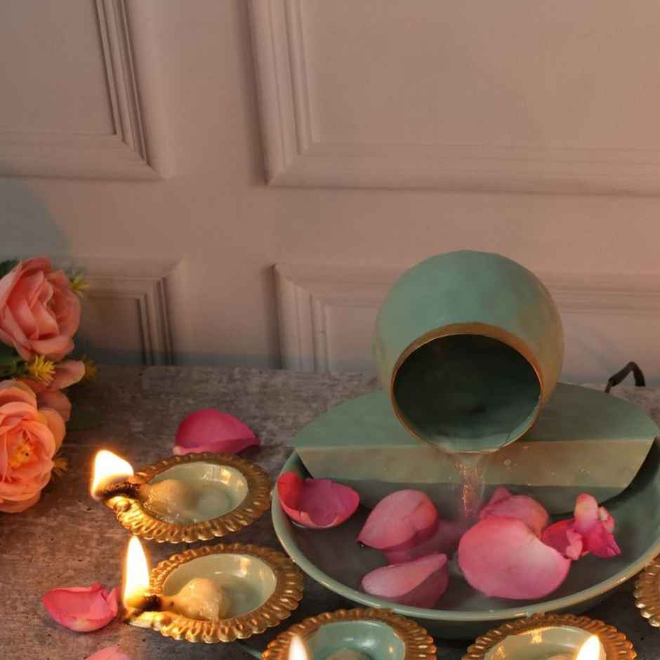 Diya Urli Bowl Water Fountain | Urban Born