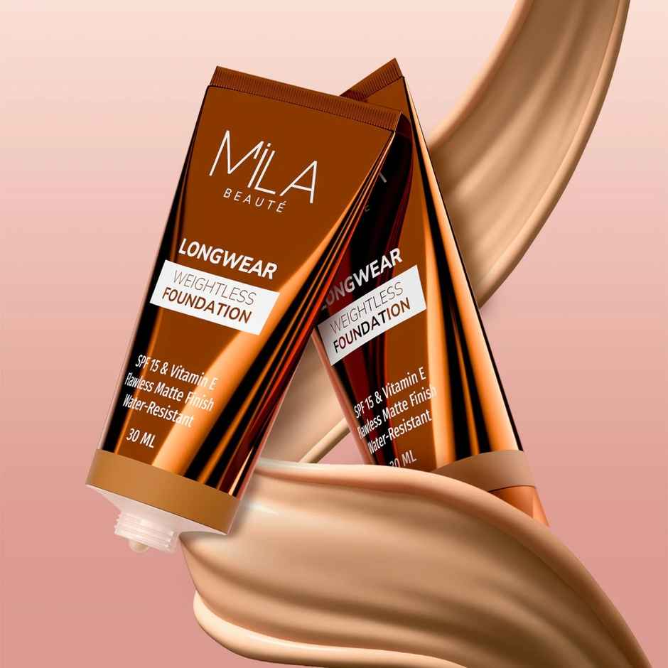 Mila Beaute Longwear Weightless Foundation Matte Finish Spf15 - 202 Pure Natural