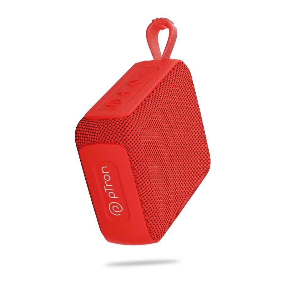 pTron Funk Wow 6W Mini Bluetooth Speaker with 10 Hrs Playtime & IPX5 Water Resistant | Red