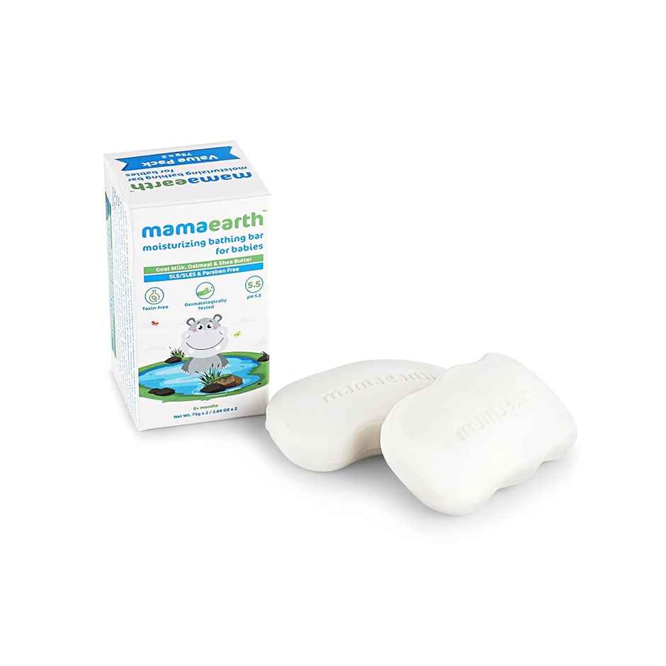 Mamaearth Bathing Bar For Babies - Pack Of 4