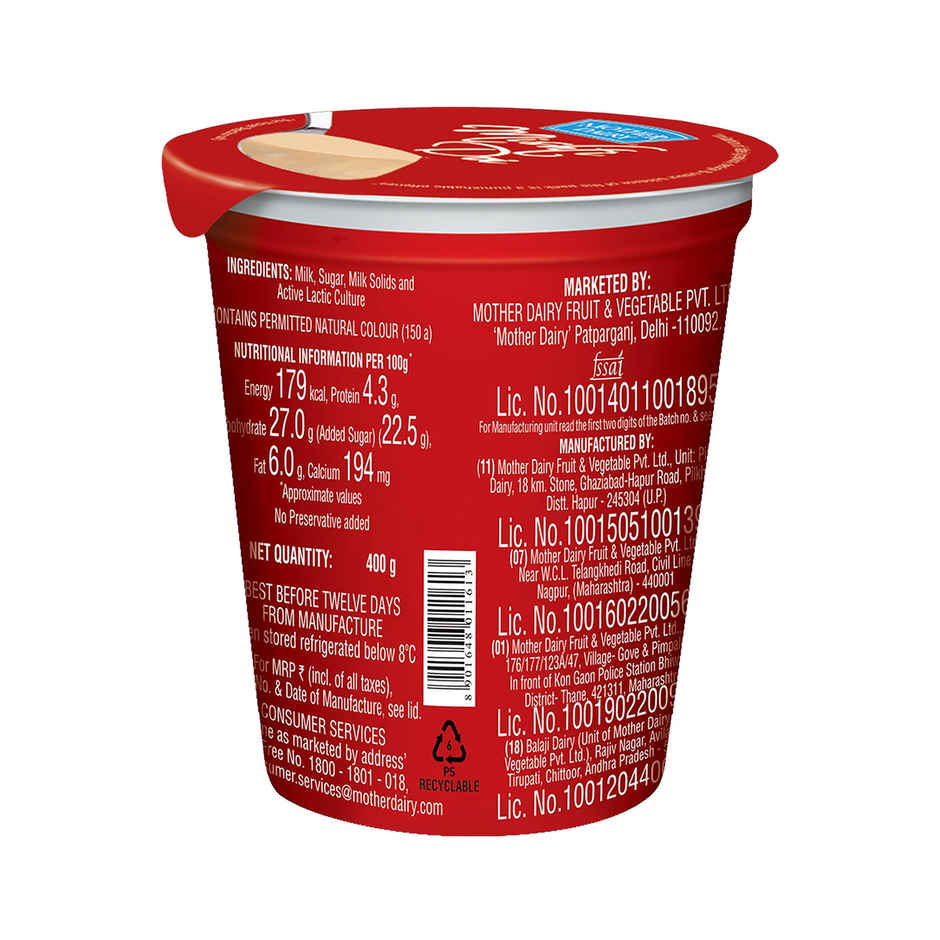 Mother Dairy Mishti Doi Cup