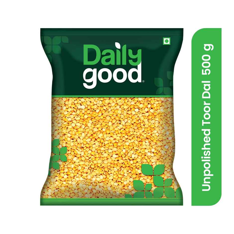 Daily Good Sona Masoori Steam Rice(5kg) & Daily Good Unpolished Toor / Tur / Arhar Dal(500gms) Combo