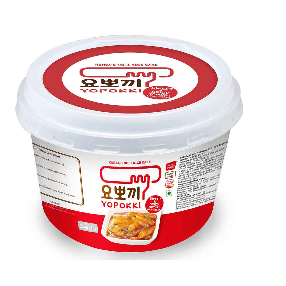 Yopokki Sweet Sandpicy Topokki Rice Cake Bowl