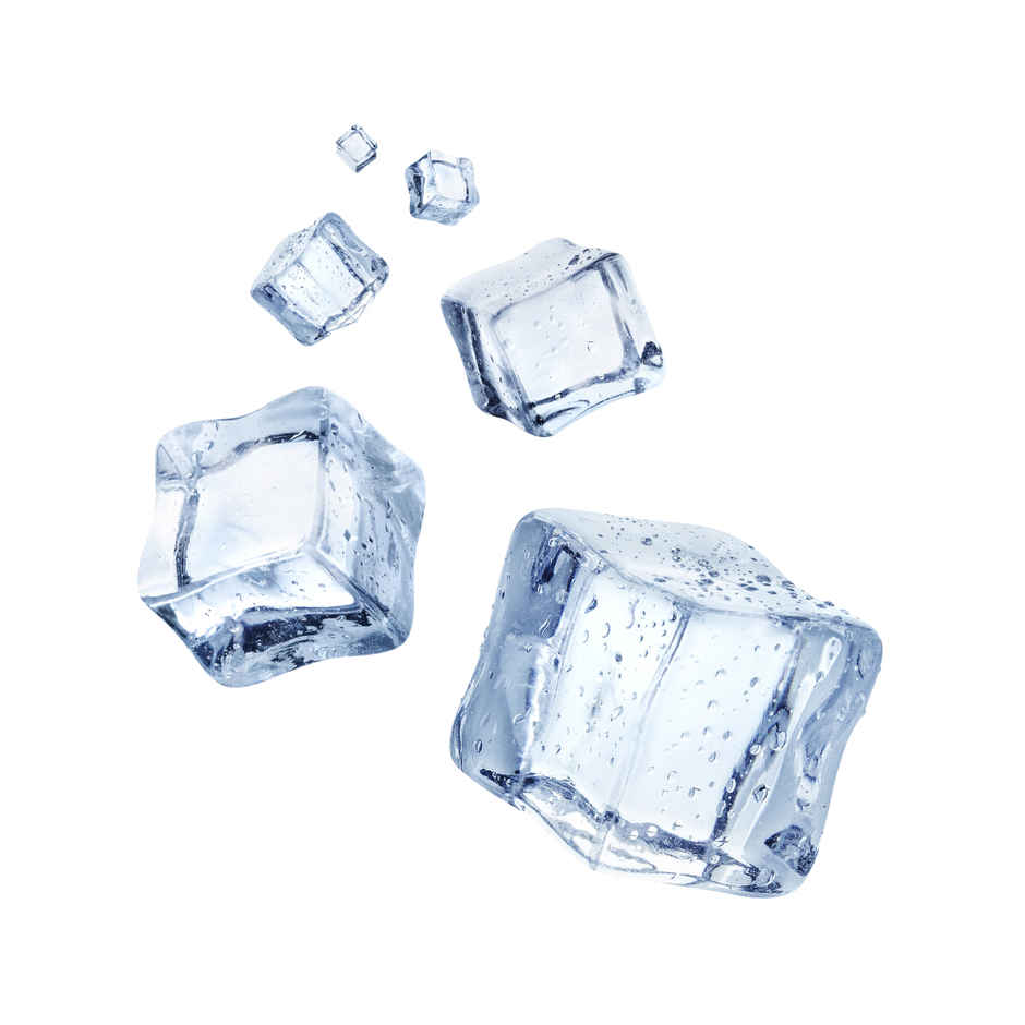 Dr. Cubes Ice Cubes (1kg) & Absolut Mixers Sparkling Raspberry & Lemon Flavoured (250ml) Combo