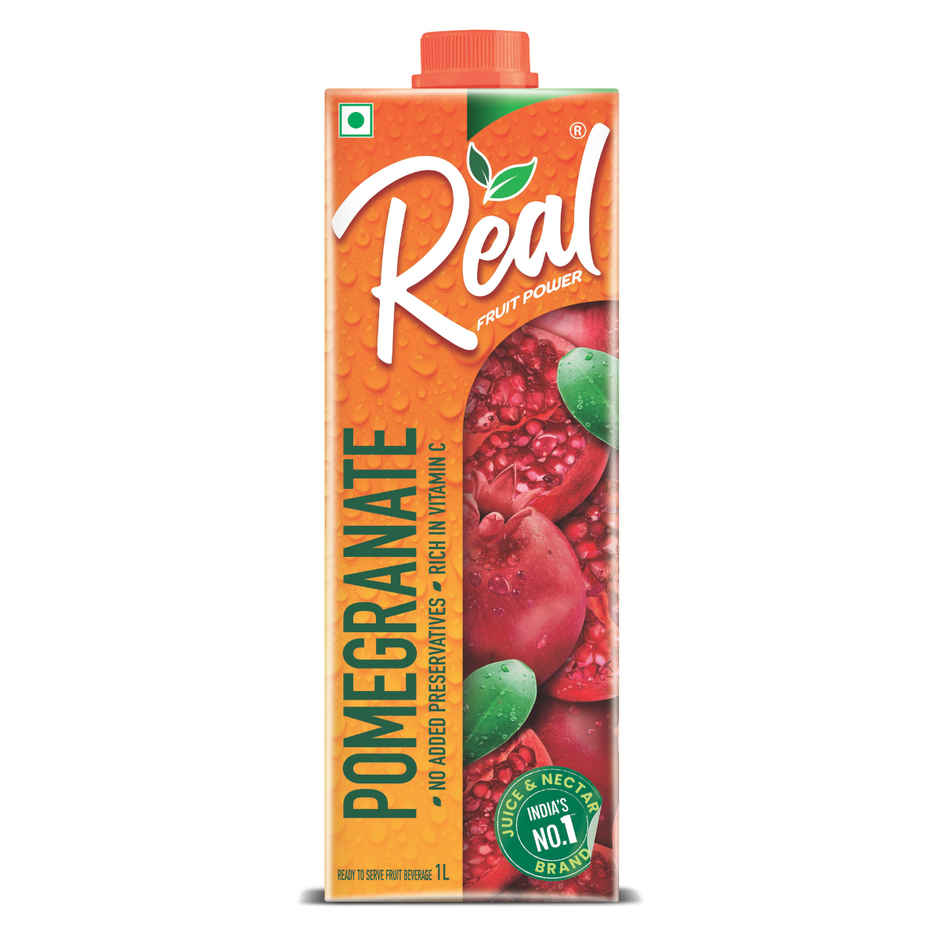 Dabur Real Pomegranate Fruit Juice | Refreshing & Tangy
