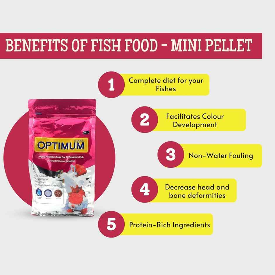 Optimum Fish Food Mini Pellet
