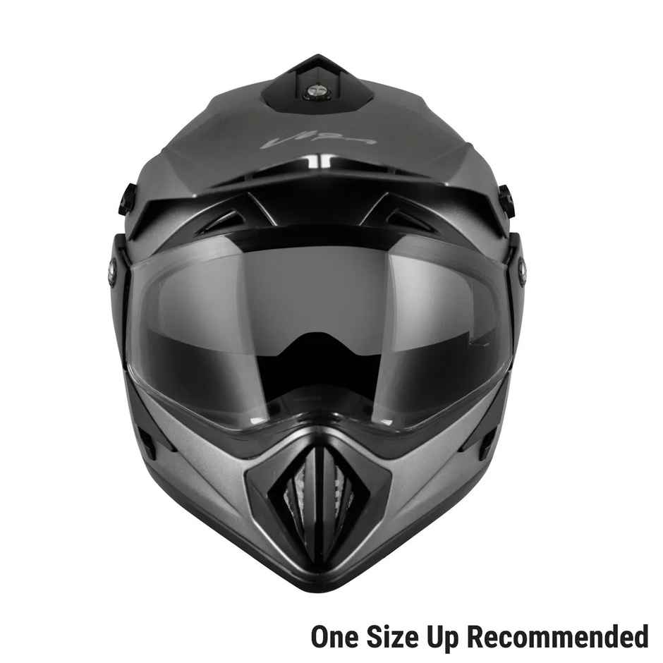Vega Off Road Lightweight Full Face Helmet- Dull Anthracite M