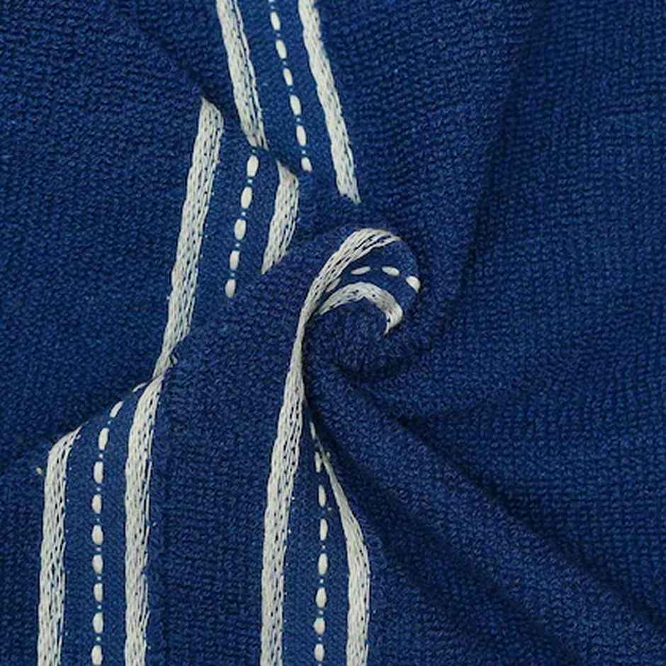 Capsicum Cotton Bath Towel Large Size - 70 x140 CM - Blue