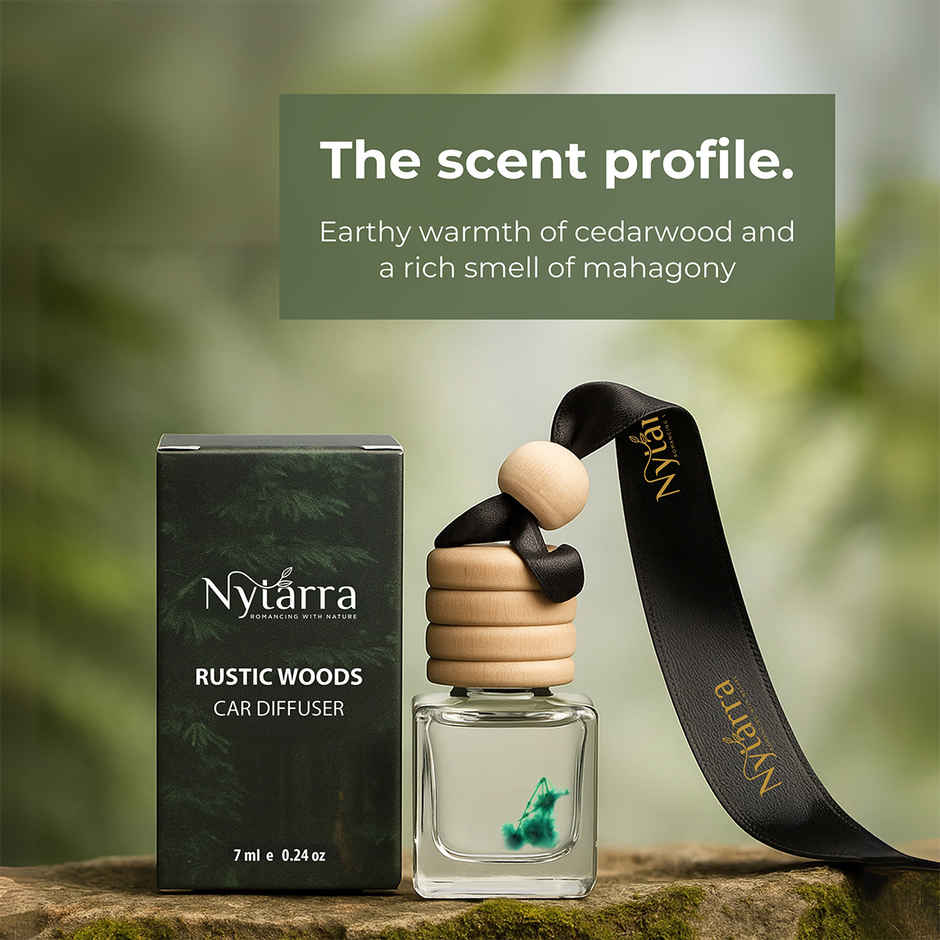 Nytarra Naturals Luxury Car Freshener Rustic Wood