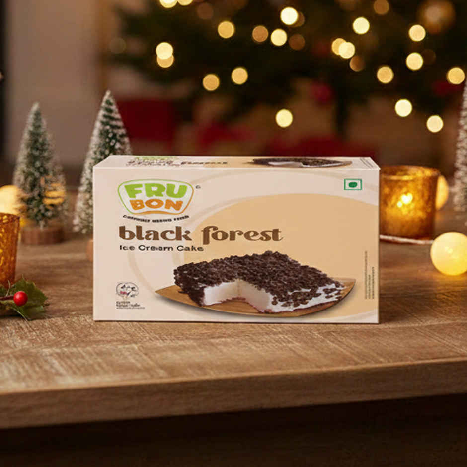 Frubon Black Forest Ice Cream Cake | Soft & Delicious