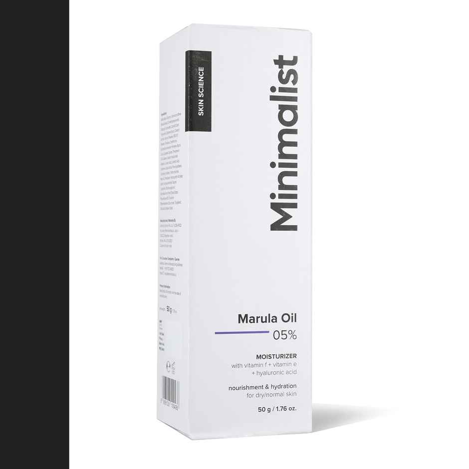 Minimalist Marula Oil 5% Face Moisturizer for Dry Skin