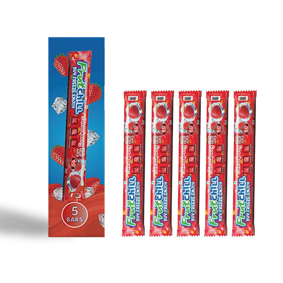 Fruitchill Strawberry Ice Pops/ Frozen Juice Bars