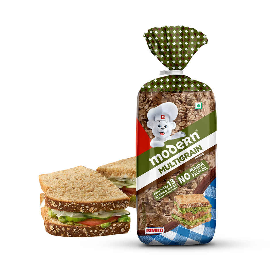 Modern Multigrain Bread - 13 Grains & Seeds (Zero Maida)