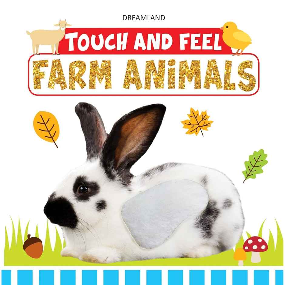 Farm Animals Touch & Feel Book For Kids Ages 1-3|Early Learning Books For Toddlers & Preschoolers
