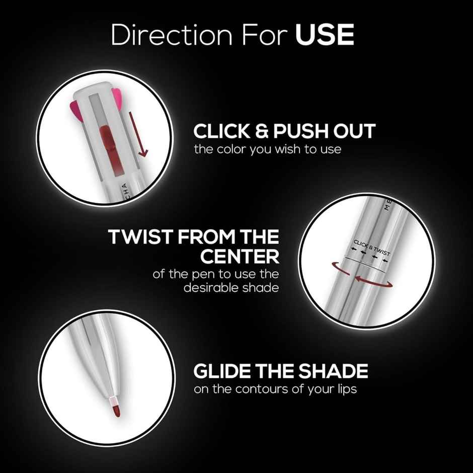 Renee Draw 4 4-In-1 Lip Liner