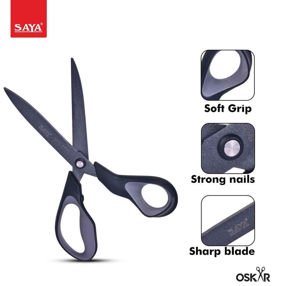 Saya Universal Scissors - Multipurpose Cutting Tool with Non-Stick Coating | Assorted