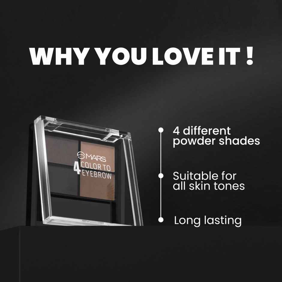 MARS Cosmetics Instant Eyebrow Powder Cake and Brush