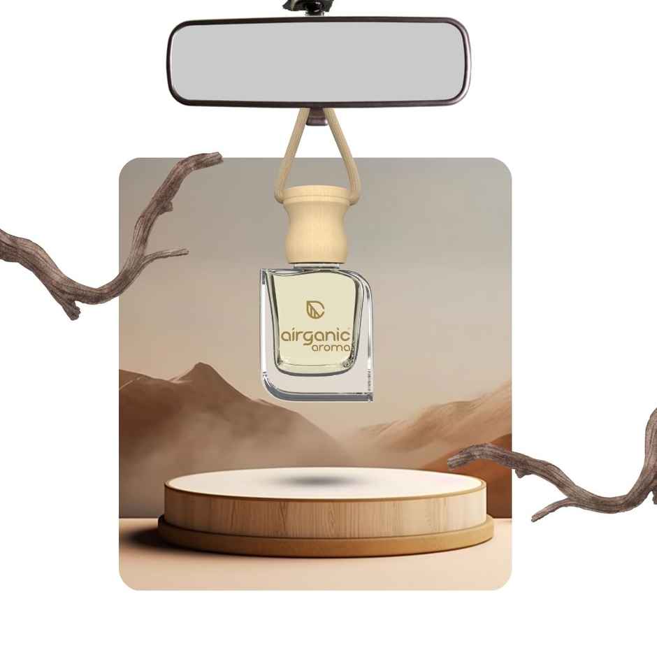 Airganic Swing Combo - Oud Wonder & Lavender | Essential Oils in Glass Bottle with Wooden Lid Combo