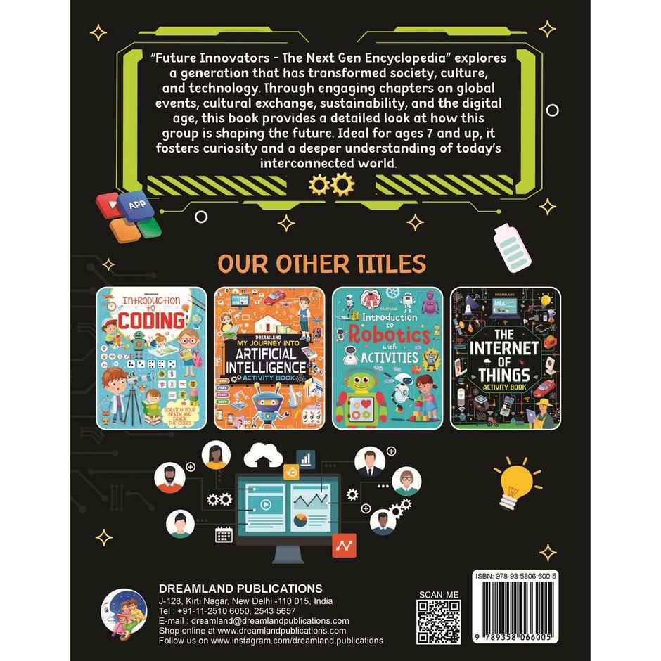 Future Innovators The Next Gen Encyclopedia Book for kids|Engaging chapter on global events Book