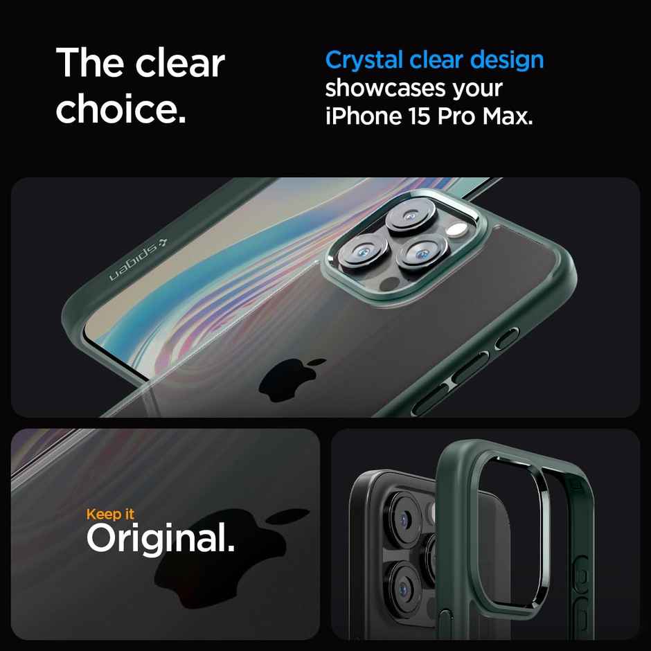 Spigen iPhone 15 Pro Max Ultra Hybrid Crystal Clear