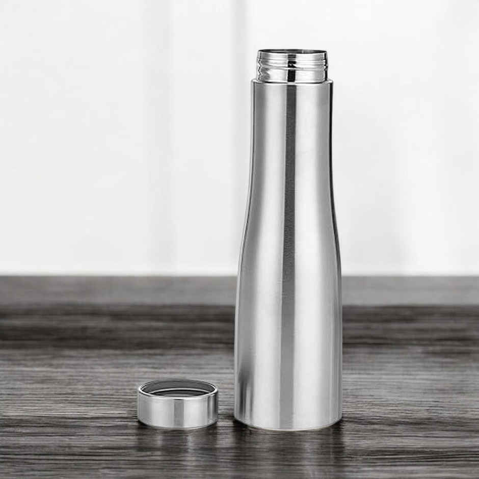Roxx Strom Stainless Steel Classic Steel Bottle | Silver | 1 L