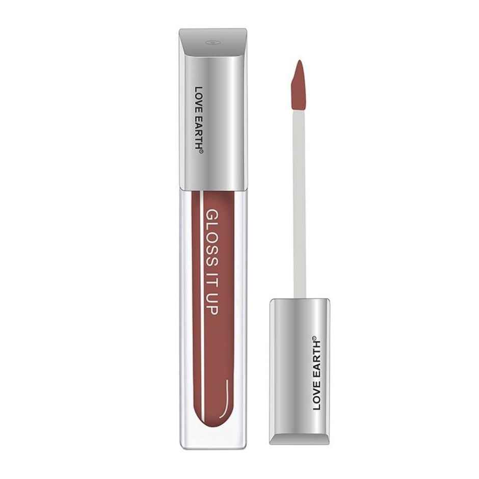 Love Earth Lip Gloss | Dreamy Night | Brown Glitter Brown Glitter