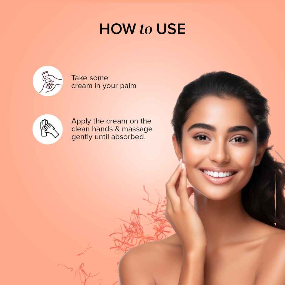 Khadi Natural Milk And Saffron Hand Cream | Moisturizes Dry Hands