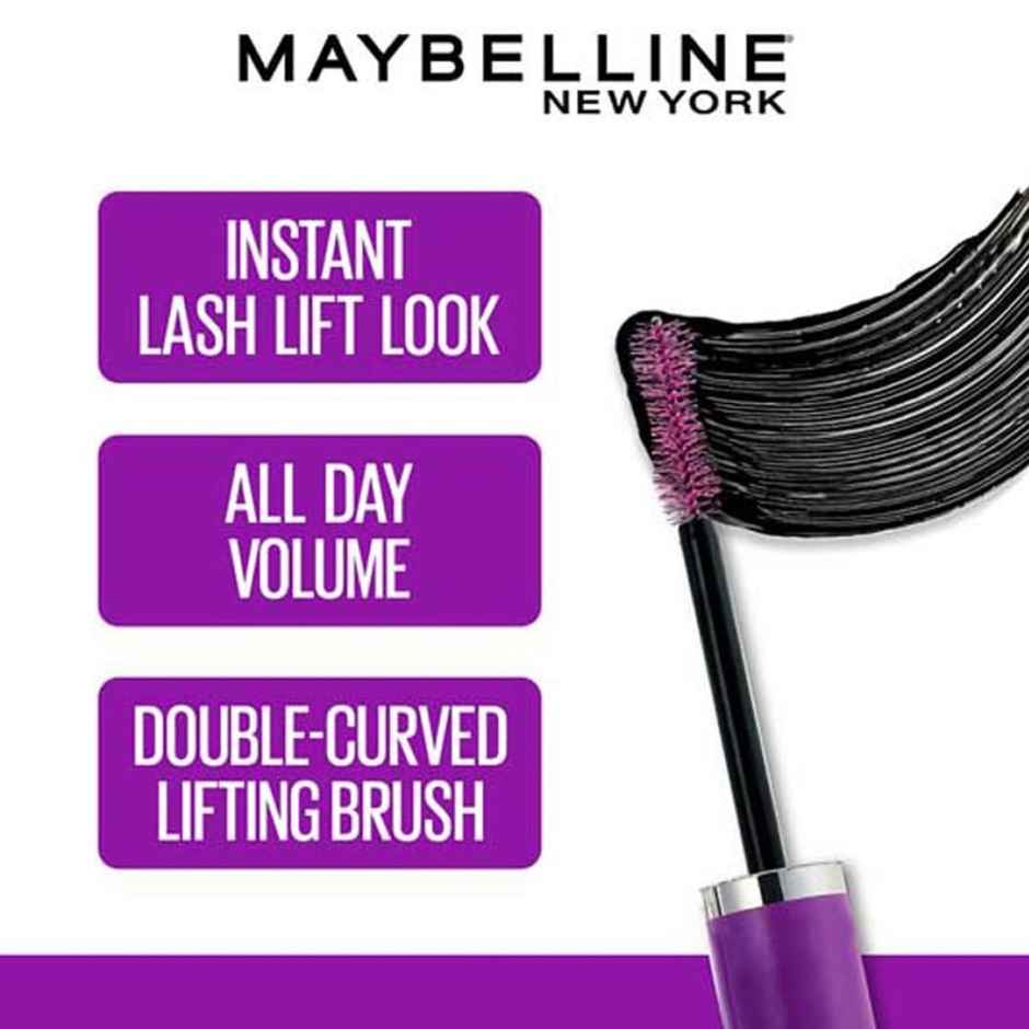 Maybelline New York Mascara, No Clumps, Transfer-Proof, Volumizing, Falsies Lash Lift, Black