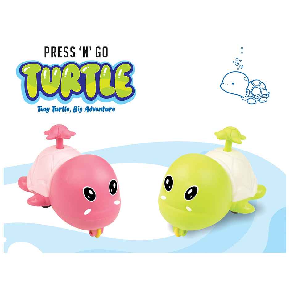 ITOYS Prees N Go Turtle (Colour May Vary)