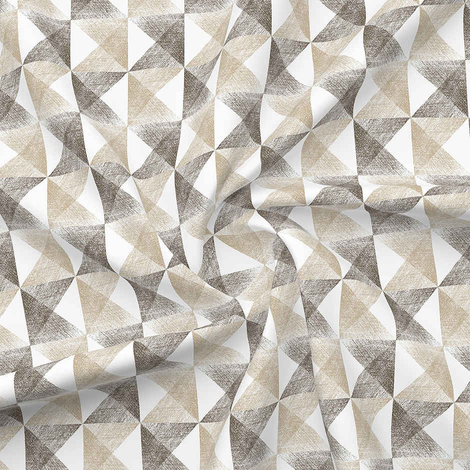 Layers Illumanating Homes 100% Cotton 150 TC Grey Double Bedsheet with 2 Pillow Covers