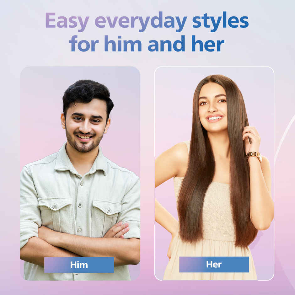 Philips India's No.1 Hair Styling Brand - Hair Dryer 1000W|HP8100/60 Blue|For Indian Hair