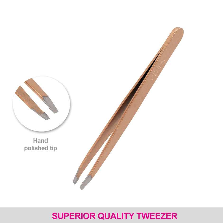 VEGA Classic Tweezer-Slant Tip | Gold | 20 G | (Tw-05)