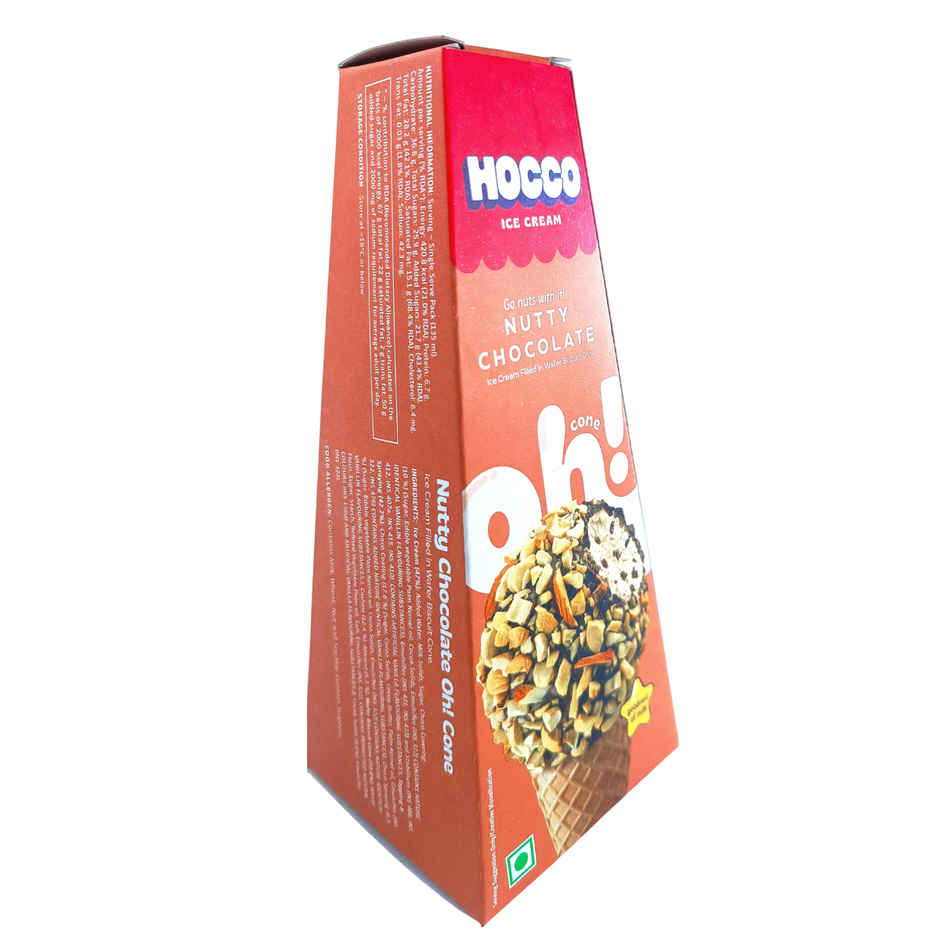 Hocco Nutty Chocolate Oh Ice Cream Cone