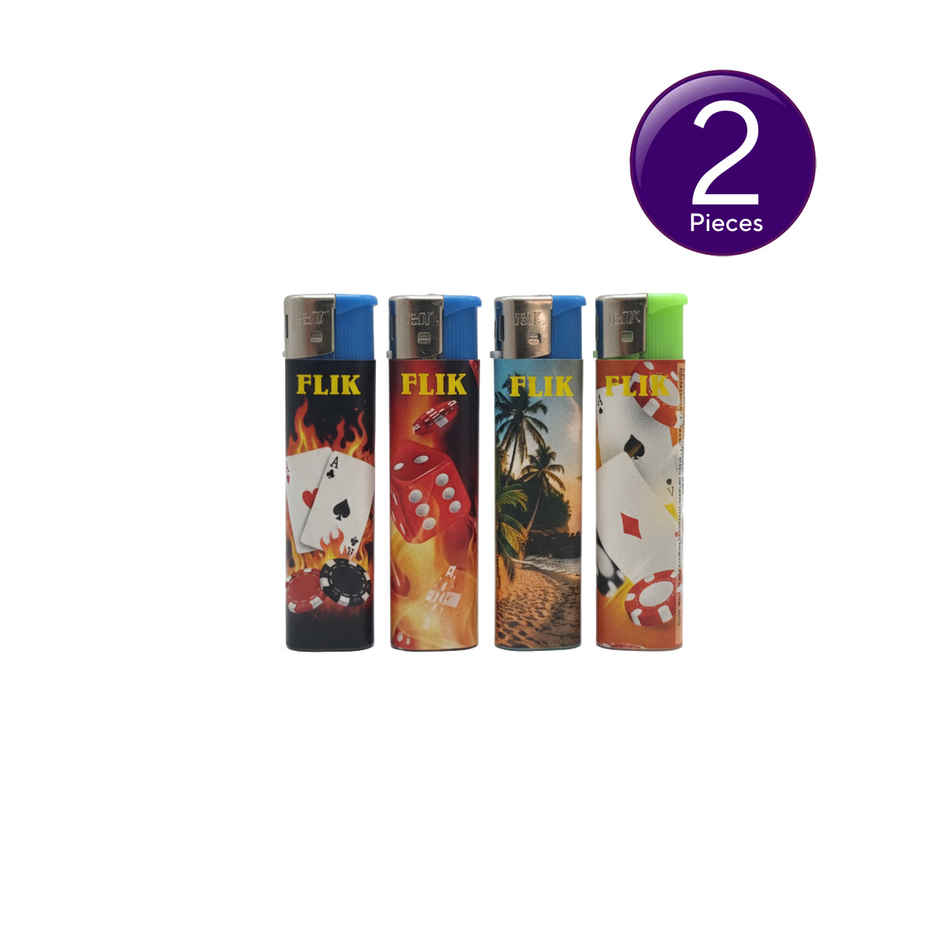 FLIK Non-Refilable Smart Lighters | Assorted Combo