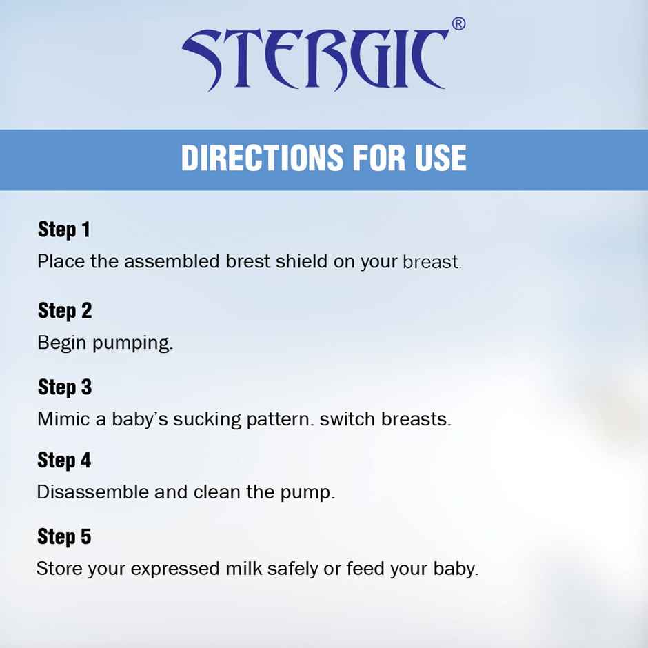 Stergic Next Comfy Manual Breast Pump With Silicon Breast Shield
