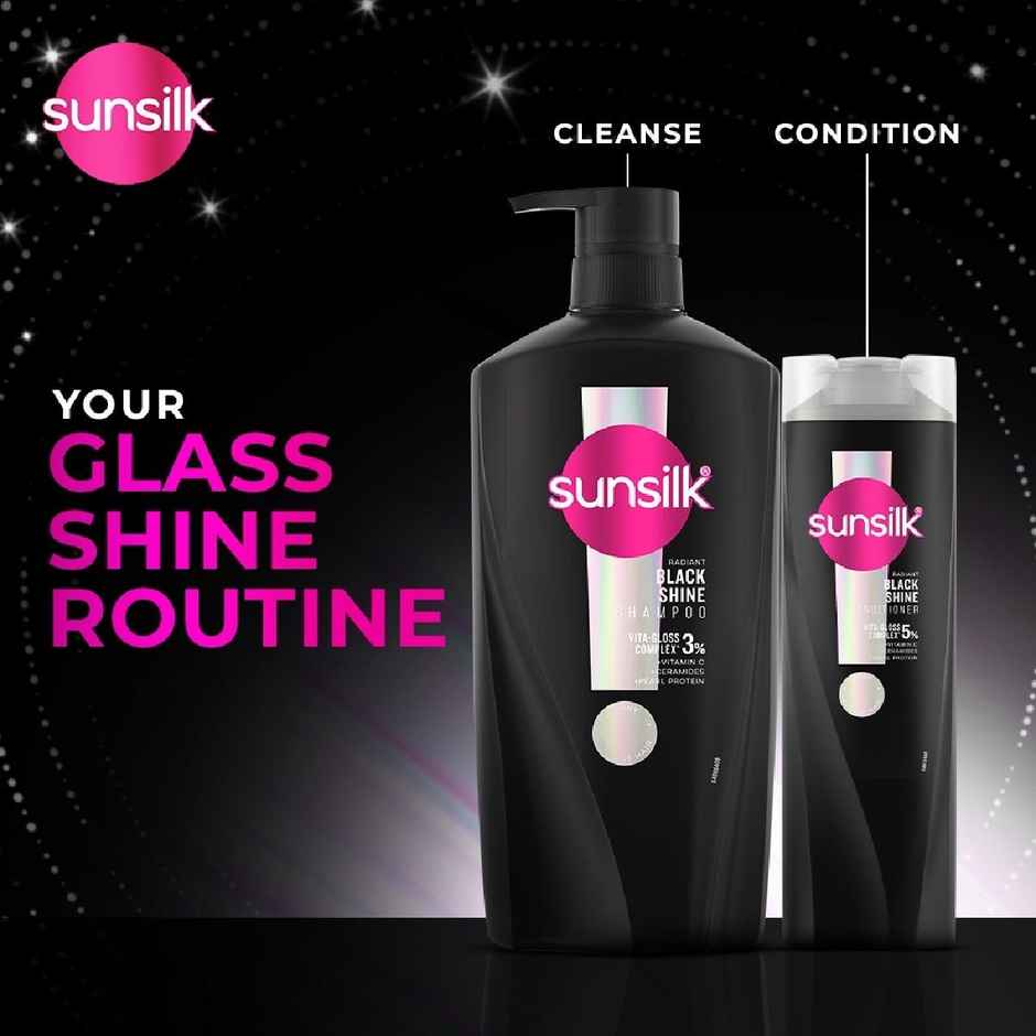 Sunsilk Radiant Black Shine Shampoo