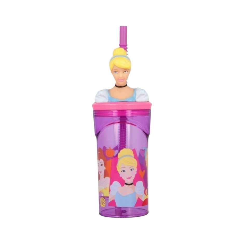 Disney Princess Character 3D Face Tumbler
