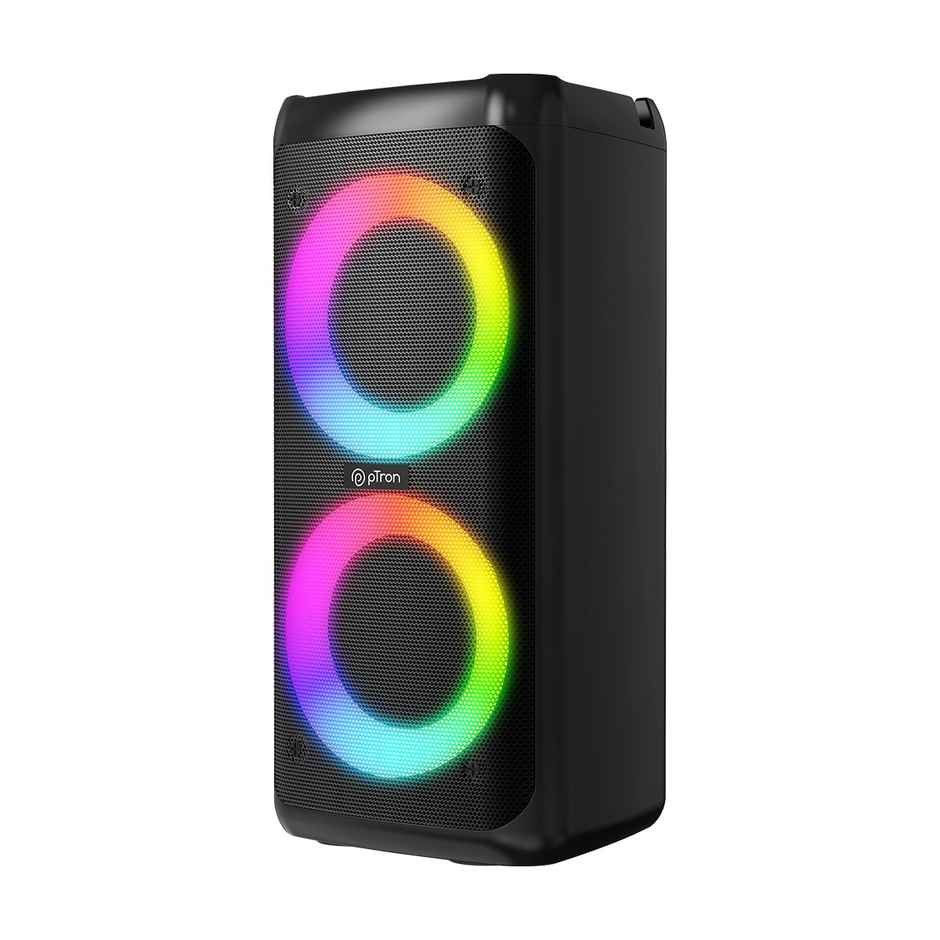 pTron Fusion Saga 48W Bluetooth Speaker, RGB Lights, 6Hrs Playtime | Black