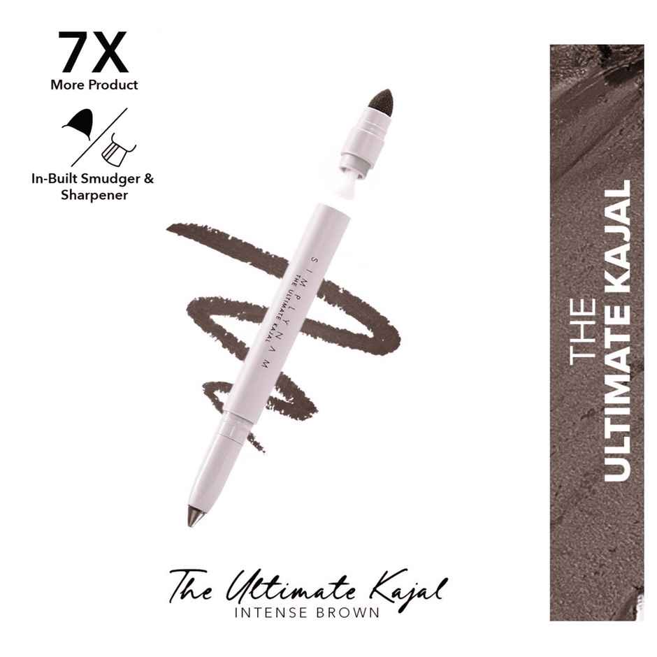 Simply Nam The Ultimate Intense Brown Kajal, Sweat & Water-Resistant, 7 Times More Product