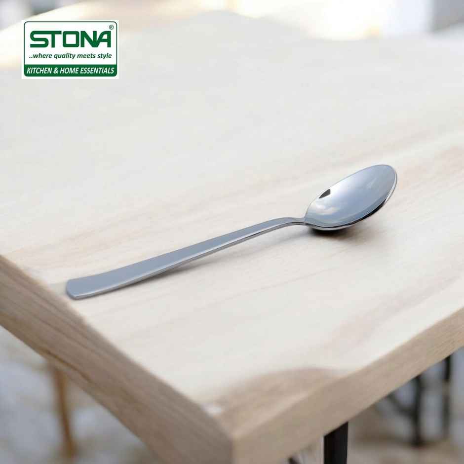Stona Stainless Steel Spoon Set of 6 | Heavy