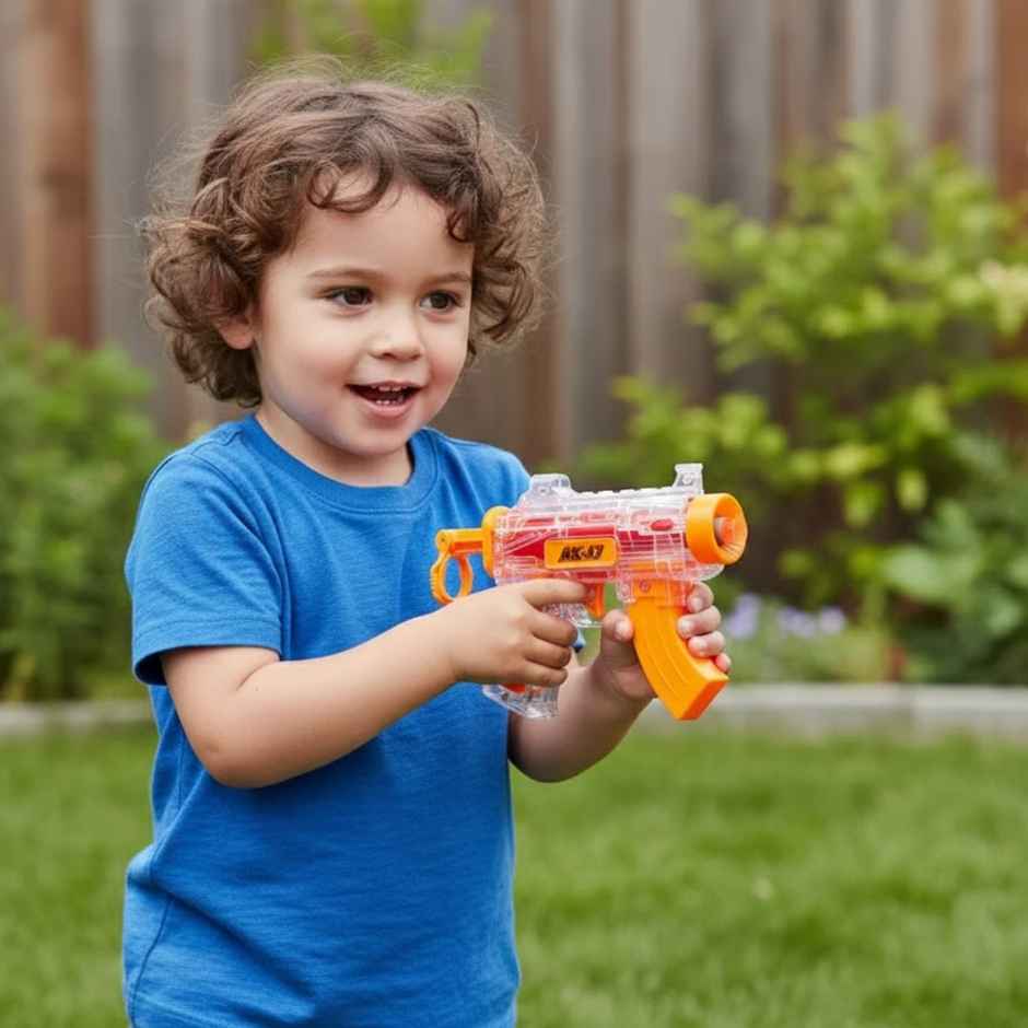 Toytales Transparent Ak-47 Toy Gun | Gift For Boys | Assorted