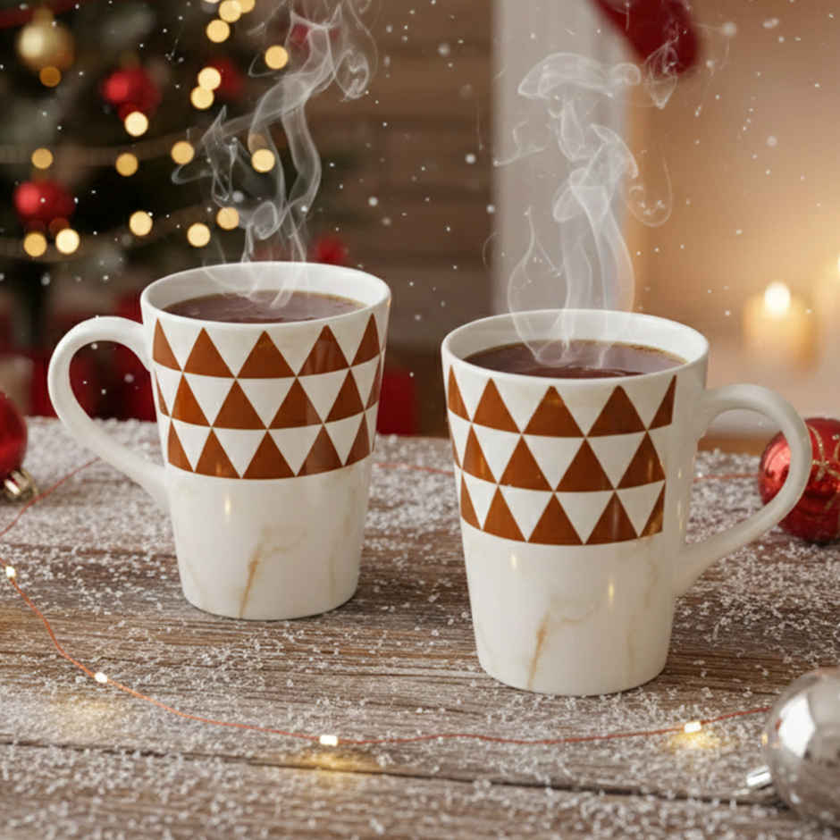 Stehlen Melamine Coffee Mug 400 ml Set of 2 Pcs - Trio Blonde