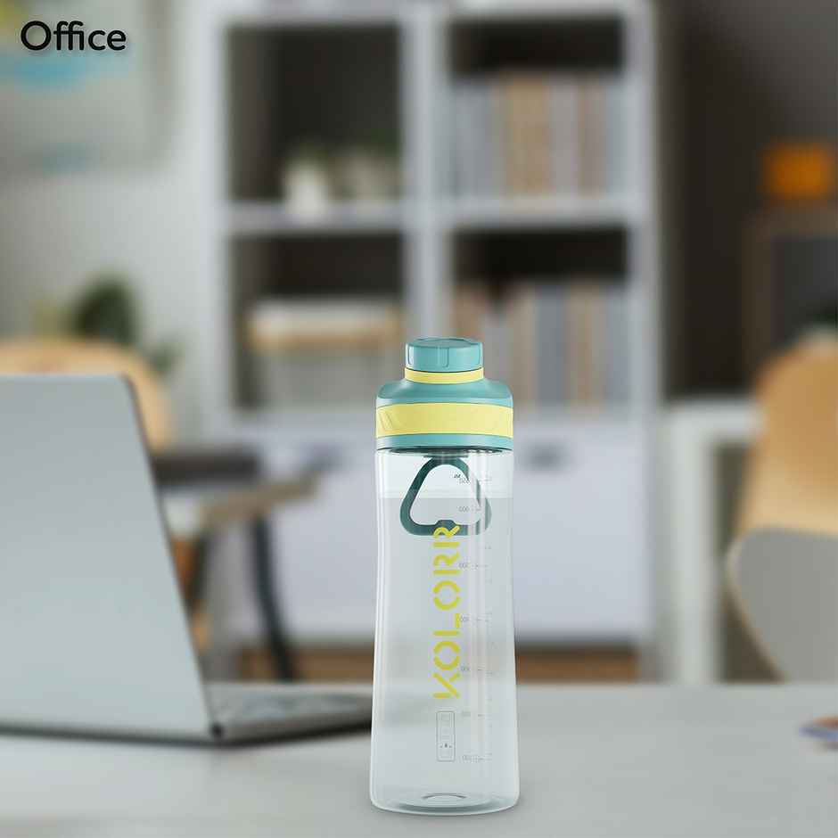Kolorr Zest+ 750 ml Bottle | Yellow & Green | Ideal for Travel & Everyday Hydration