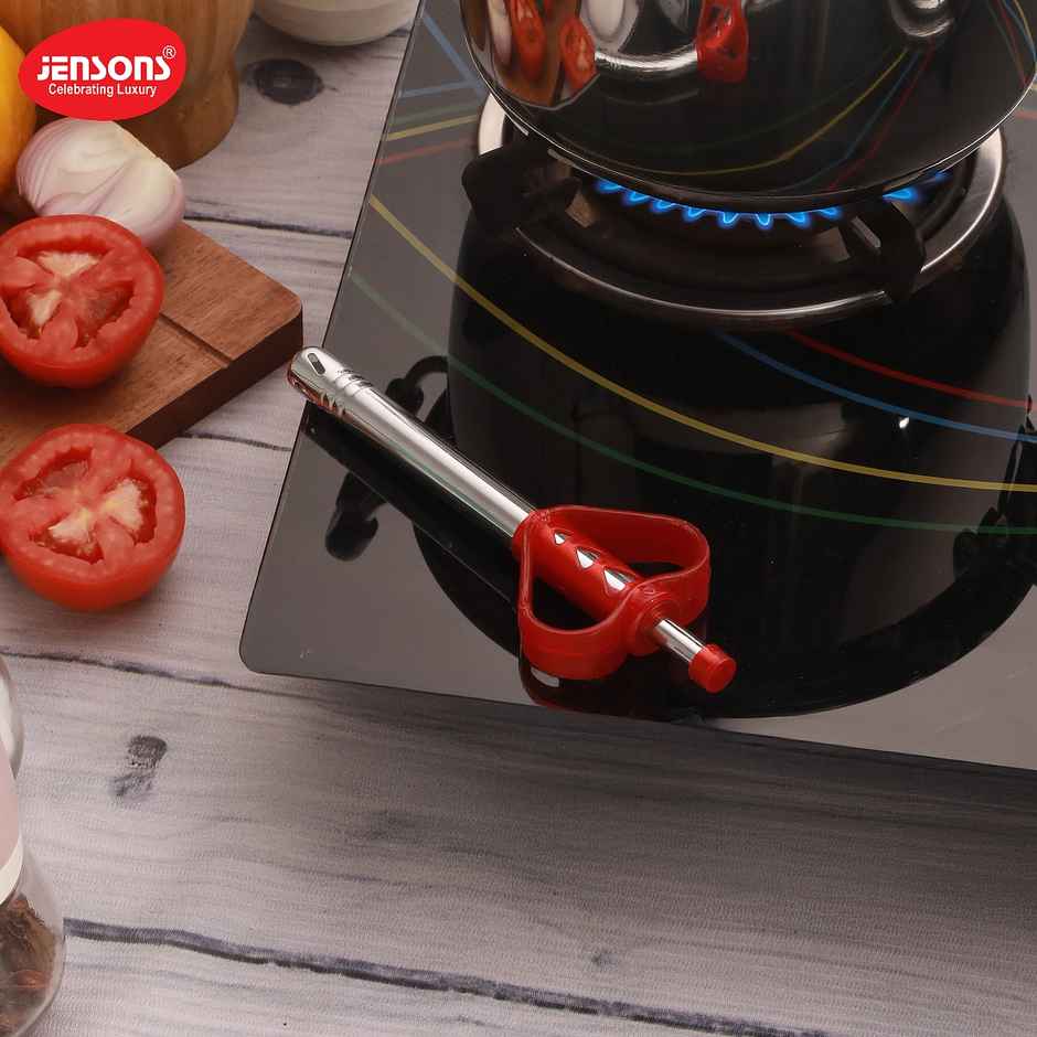 Jensons Stainless Steel Heart Shape Gas Stove Lighter